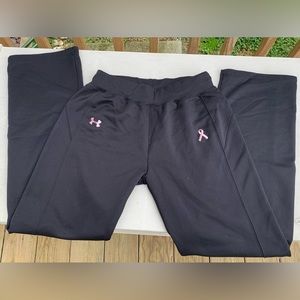 Under Armor sweat pants for breast cancer. Size small